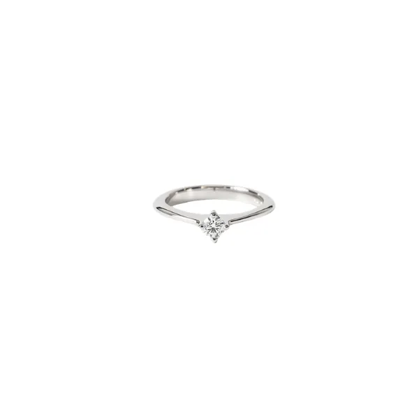 Solitario Luxury con diamante ct. 0,19 a 4 griffe