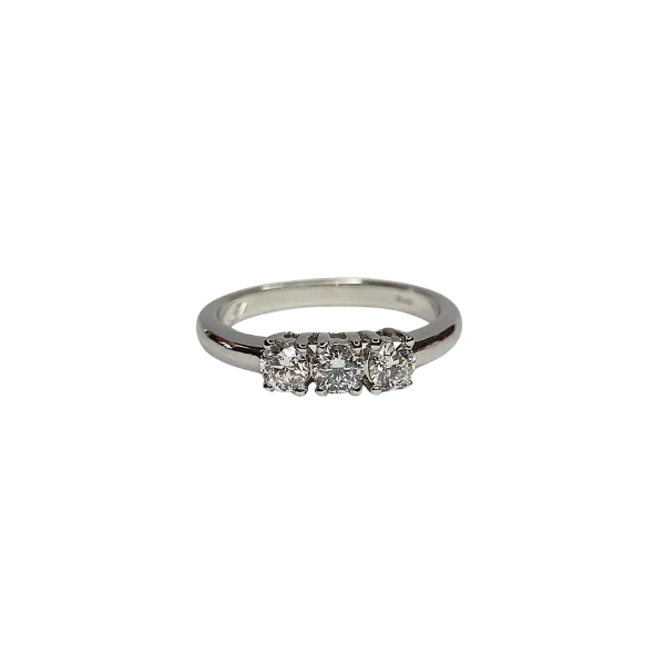 Anello Trilogy con diamanti ct, 0,60 