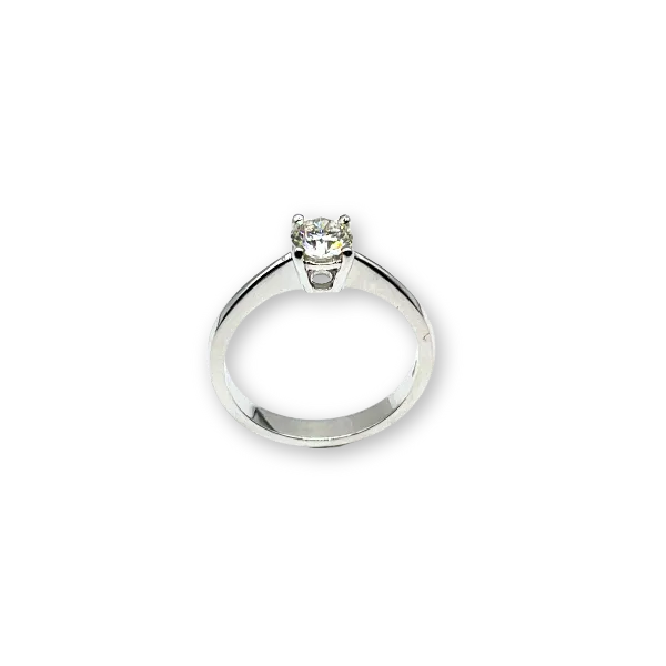  Solitario con diamante bianco ct. 0,60