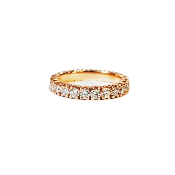 Eternity in oro rosa con diamanti ct. 1,59