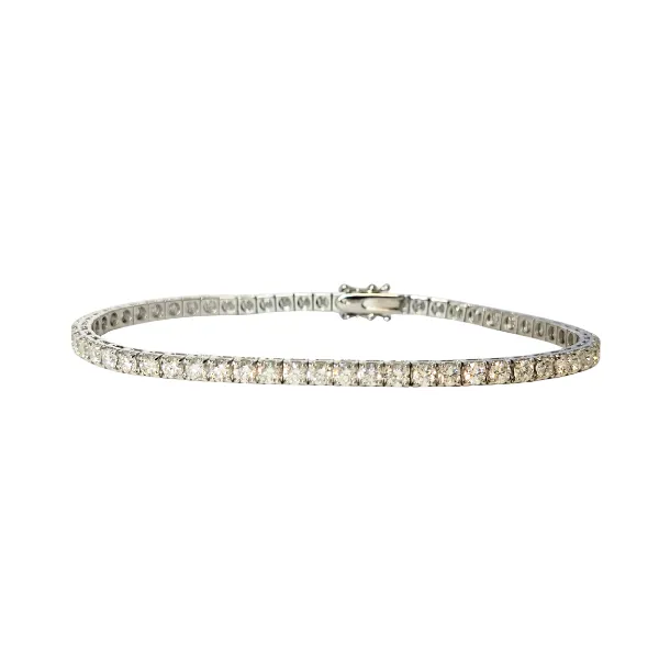 Bracciale Tennis in oro bianco 18 kt con diamanti bianchi ct. 0,90